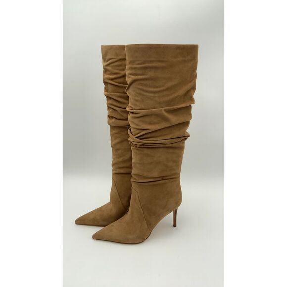 Michael Kors Shoes - Michael Kors Women Dawn Suede Boot Tan 7